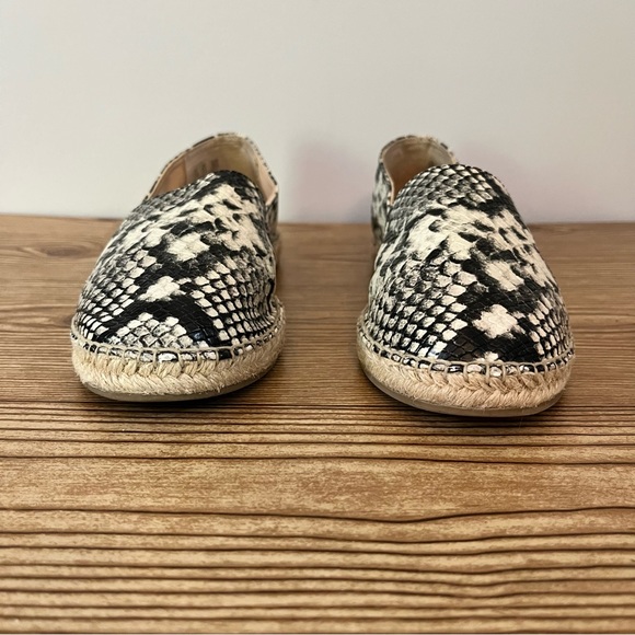 Circus Sam Edelman Laila Espadrille Flats Snakeskin Print Size 7.5 - Picture 3 of 14